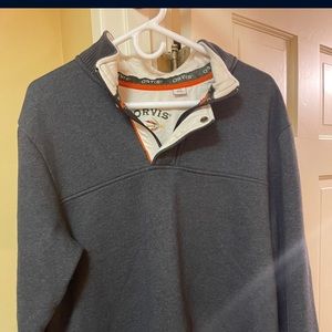 Mens Orvis Signature 3/4 Sweatshirt